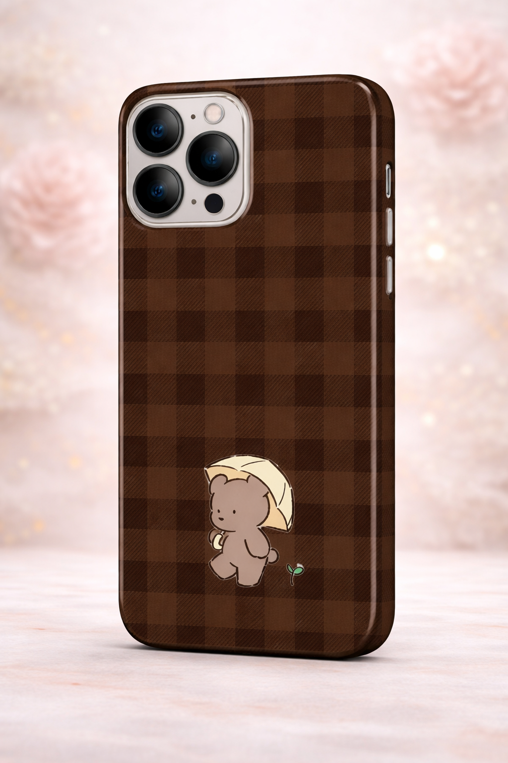 Rainy Day Teddy - Cozy Aesthetic Phone Case